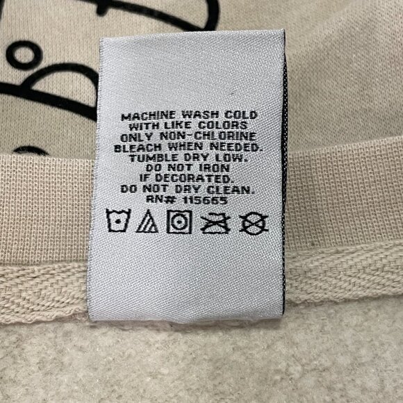 NEW SANRIO HELLO KITTY & FRIENDS Adult Pullover Sweatshirt, Tan/Black - M - Picture 8 of 8